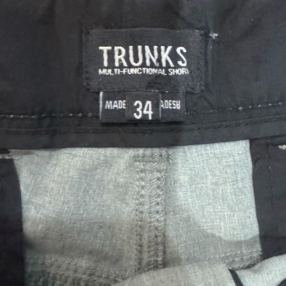 Trunks Multi Functional Hybrid Gray Shorts Size 34 - image 4